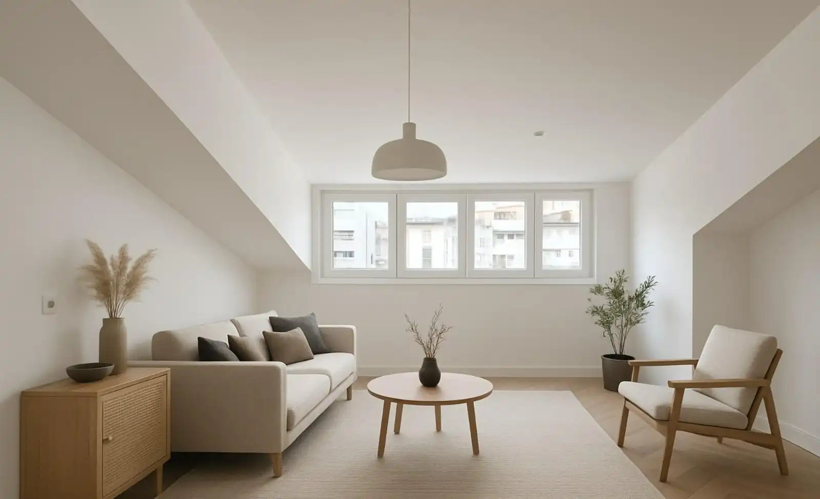 Sala de estar de Ático en venta en Vigo  con Calefacción y Terraza