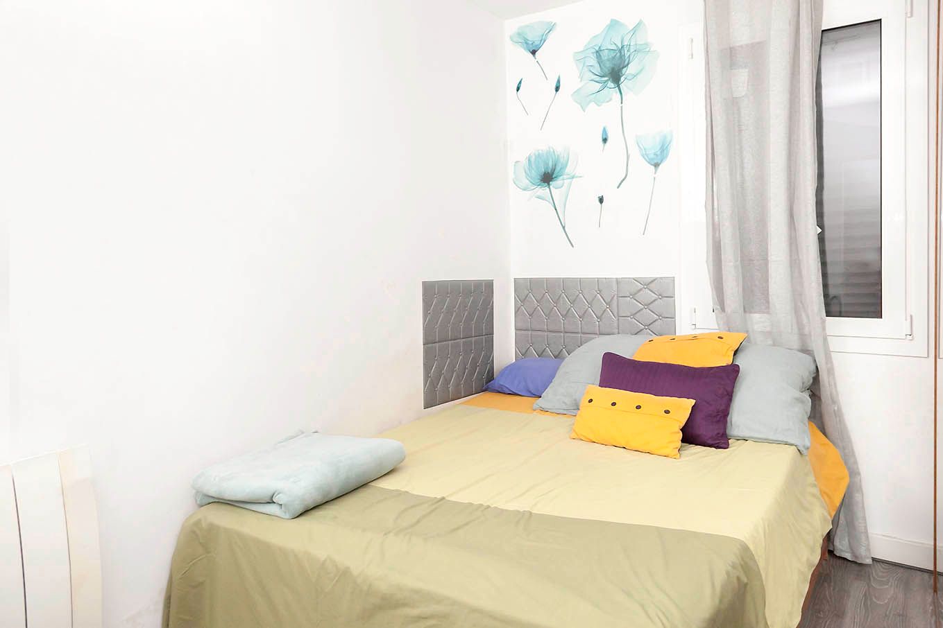 Bedroom of Flat for sale in  Barcelona Capital  with Air Conditioner