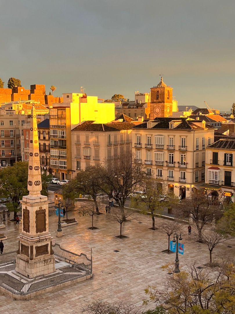 Exterior view of Flat for rent in Málaga Capital  with Air Conditioner, Terrace and Furnished