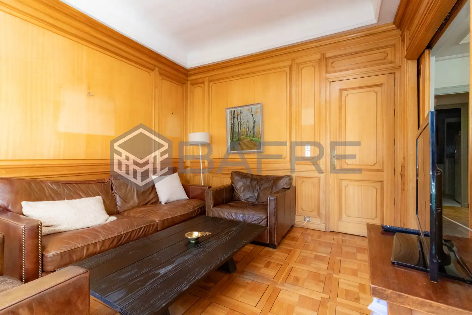 Sala d'estar de Pis en venda en Madrid amb Calefacció, Parquet i Traster