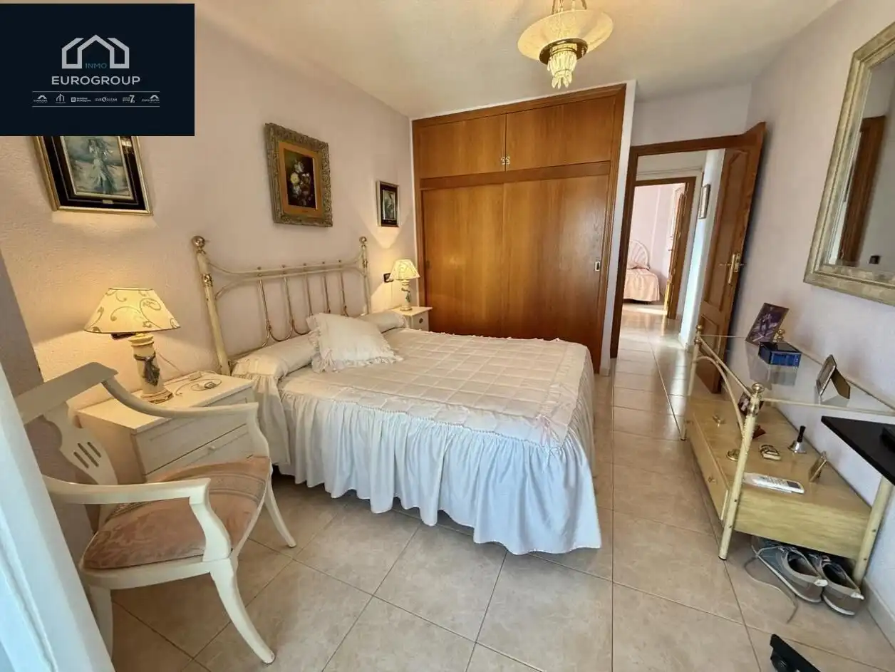 Bedroom of Apartments for rent in Benidorm  with Air Conditioner, Heating and Furnished