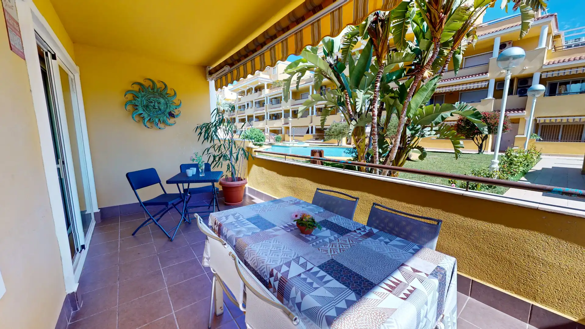 Terraza de Apartamento de alquiler en Dénia con Aire acondicionado, Calefacción y Terraza