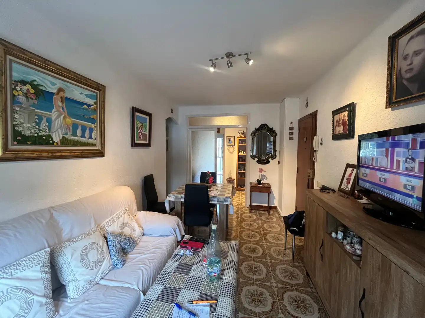 Sala de estar de Piso en venta en Mollet del Vallès con Amueblado