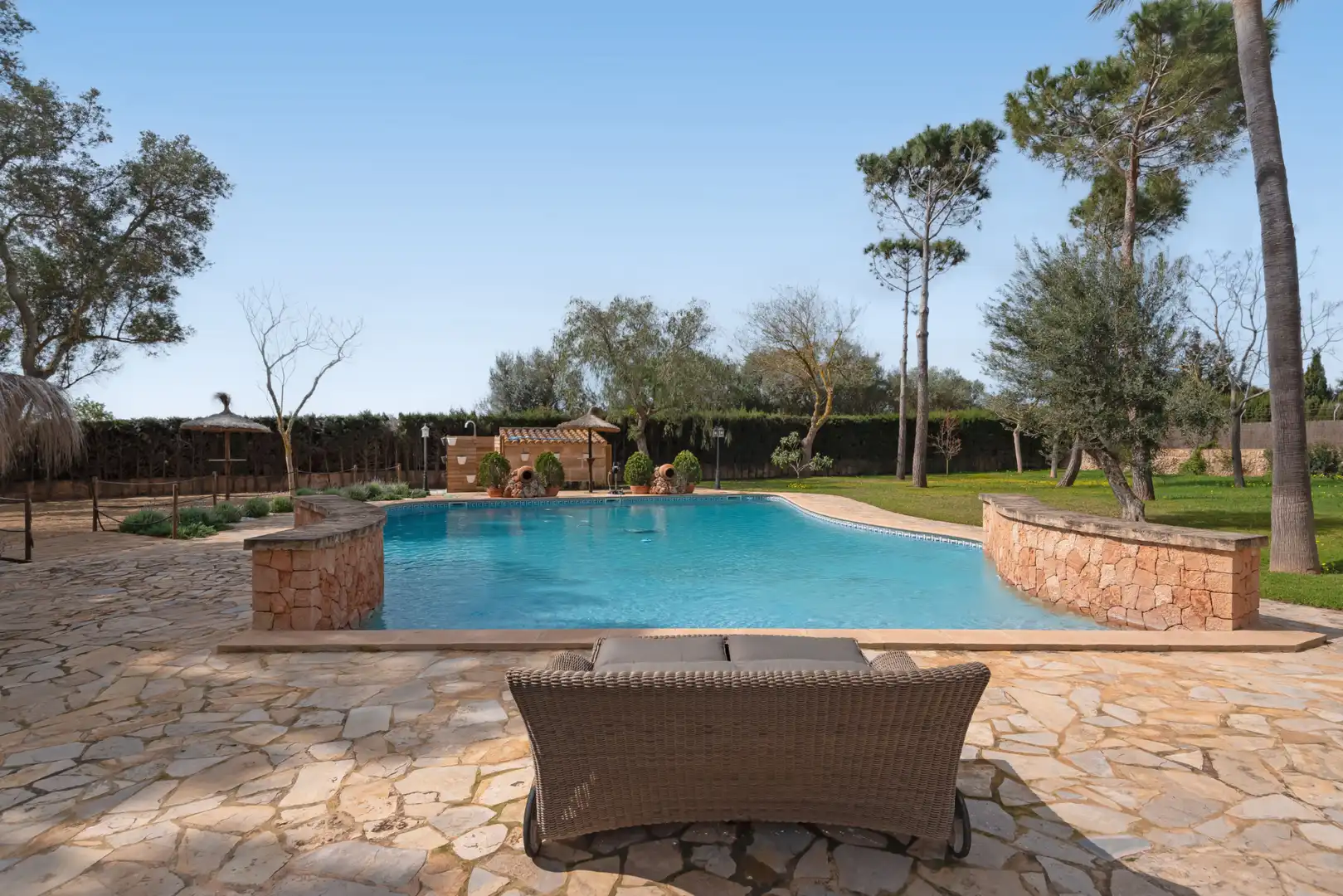 Piscina de Finca rústica en venda en Llucmajor amb Aire condicionat, Calefacció i Jardí privat