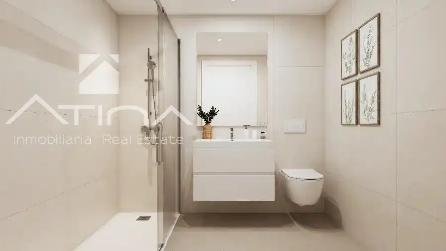 Bany de Apartament en venda en El Verger amb Aire condicionat, Terrassa i Jacuzzi