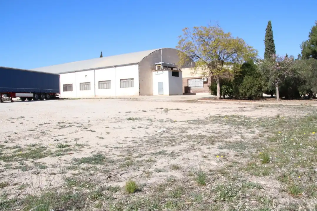 Vista exterior de Nave industrial en venta en Alguazas