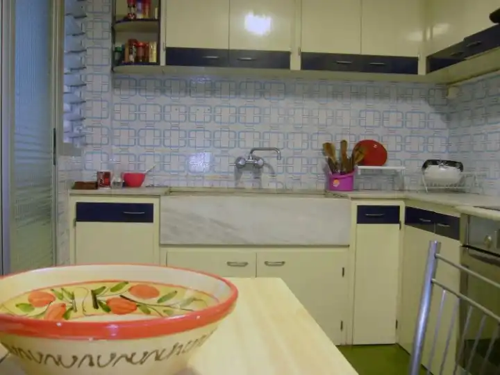 Kitchen of Flat for rent in Valencia  with Air Conditioner, Heating and Furnished