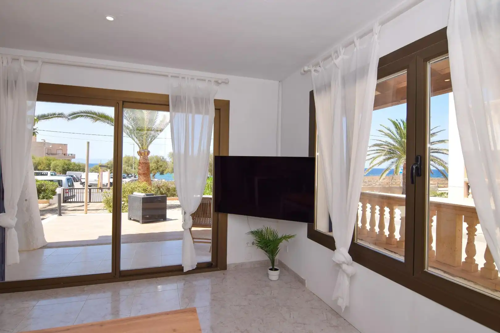 Sala d'estar de Casa o xalet de lloguer en Artà amb Aire condicionat, Calefacció i Jardí privat