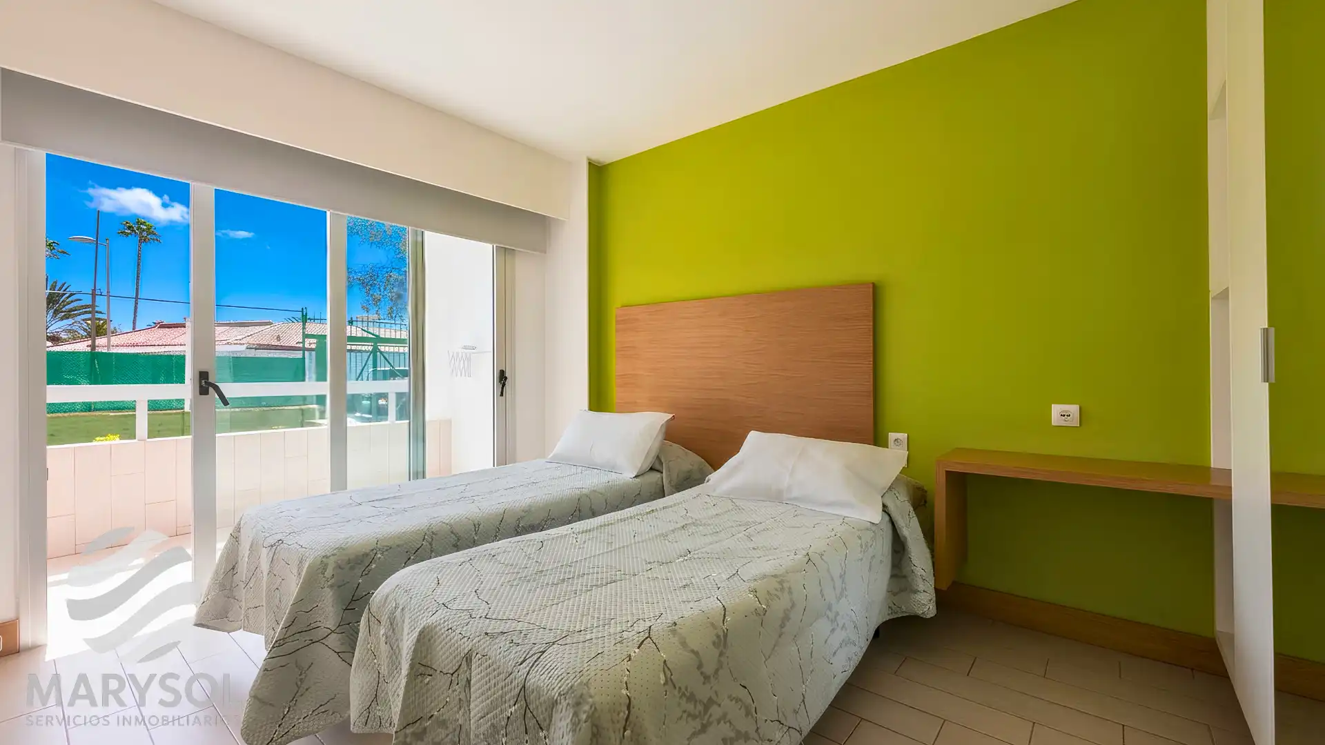 Habitación de Apartamento de alquiler en San Bartolomé de Tirajana con Terraza, Amueblado y Lavadora