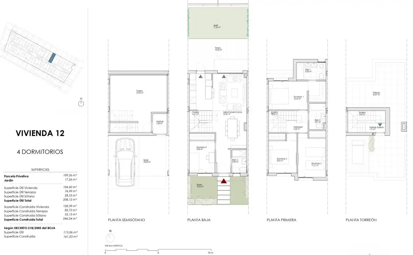 Casa a schiera con piscina in vendita a Churriana, imagen 11
