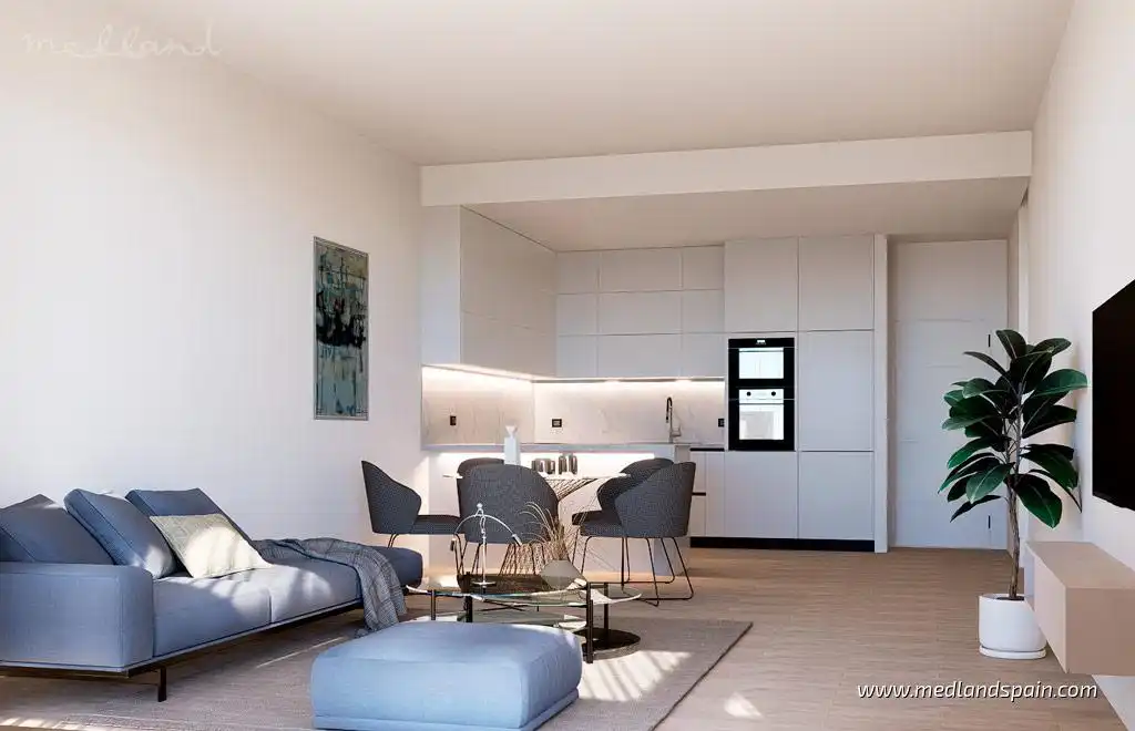 Apartment with pool for sale in Balcón de Finestrat - Terra Marina, imagen 3