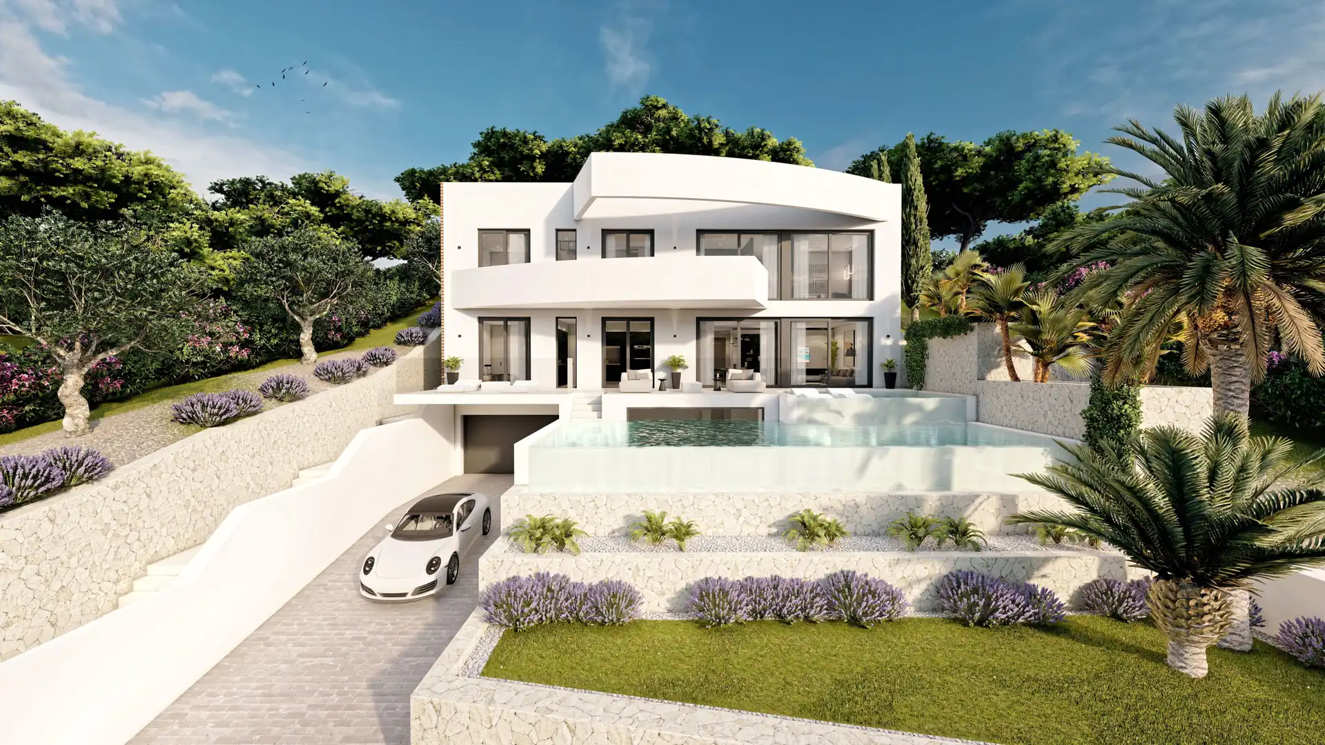 Jardín de Casa o chalet en venta en Altea con Jardín privado, Terraza y Trastero
