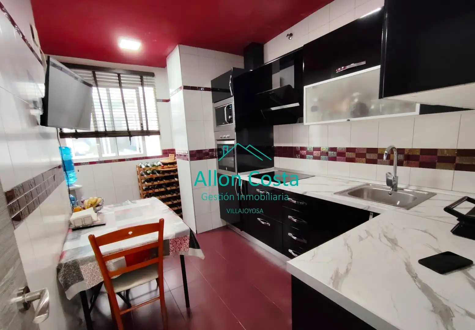 Cocina de Piso en venta en Villajoyosa / La Vila Joiosa con Terraza