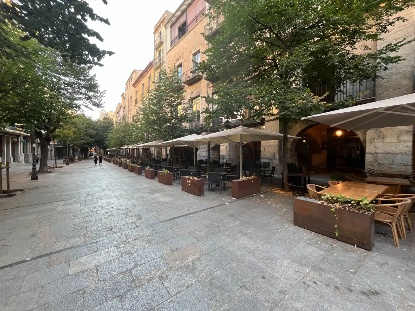 Terrasse von Geschaftsraum zur Miete in Girona