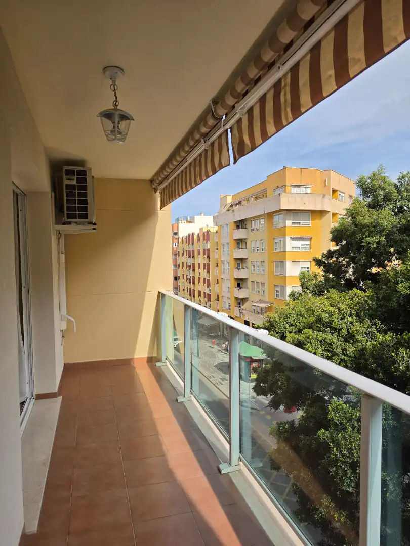 Balcony of Flat for rent in Málaga  with Air Conditioner, Terrace and Furnished