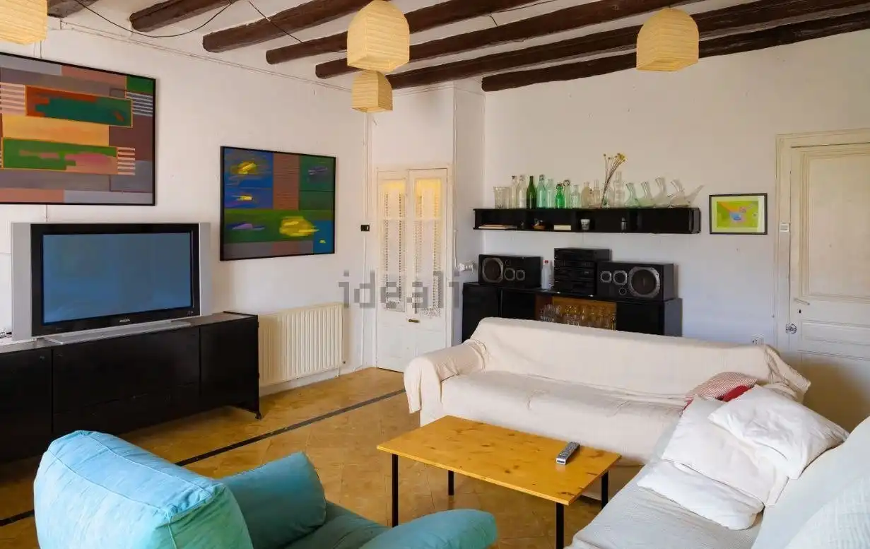 Sala de estar de Finca rústica en venta en Monistrol de Calders con Calefacción, Terraza y Trastero