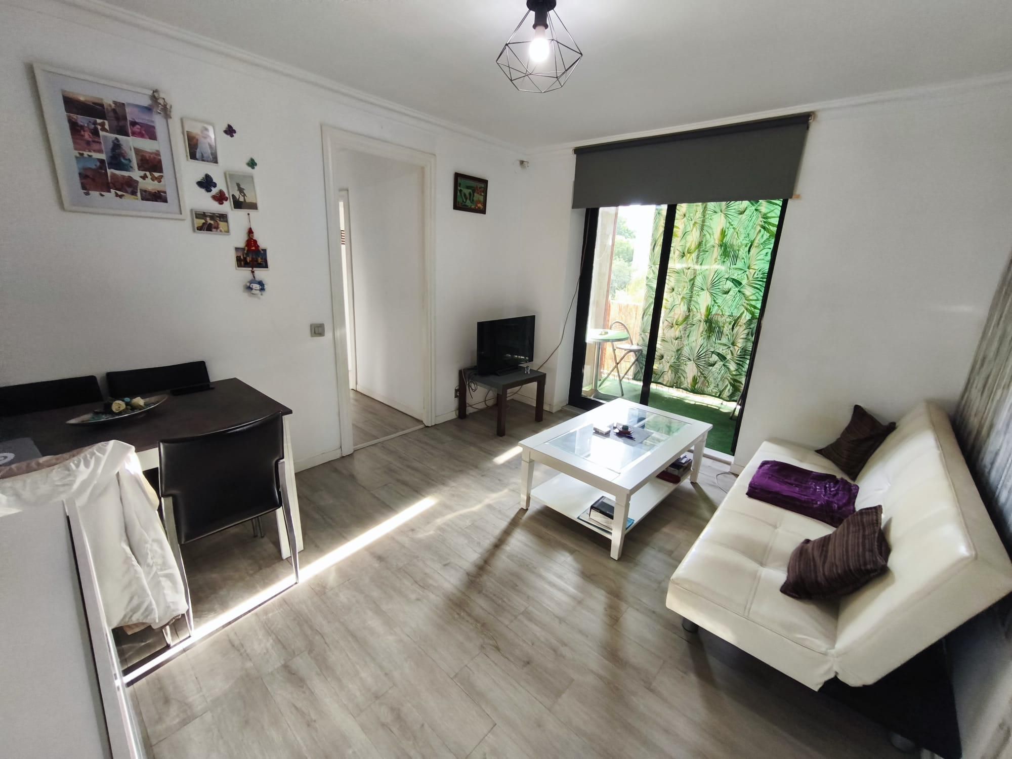 Living room of Flat for sale in  Barcelona Capital  with Parquet flooring and Balcony