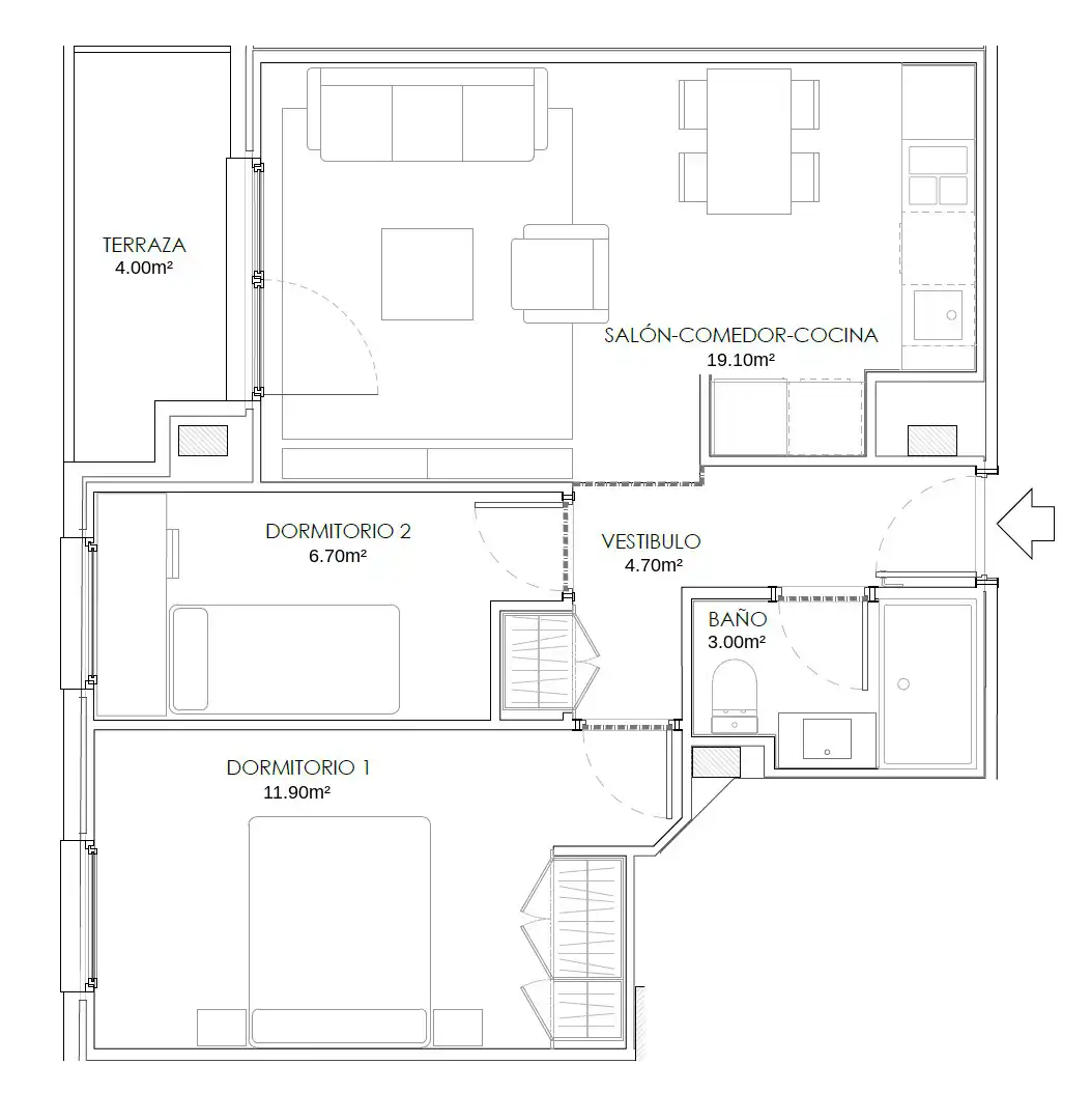 Flat with pool for sale in Avenida Castilla la Mancha 6, imagen 2
