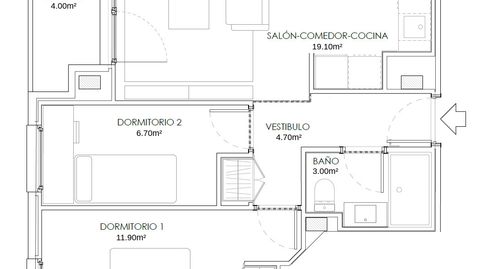 Nueva promoción de pisos en Marchamalo con piscina, imatge 2