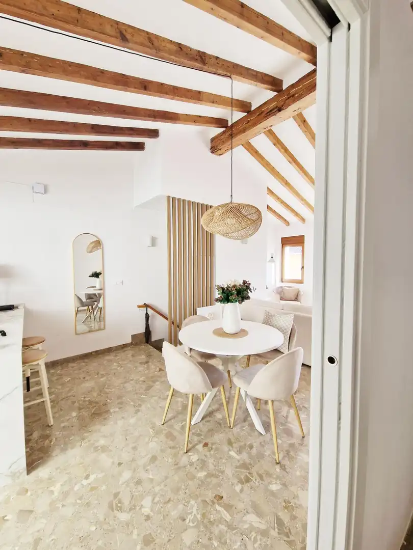 Dining room of Flat for rent in Dénia  with Air Conditioner, Heating and Terrace