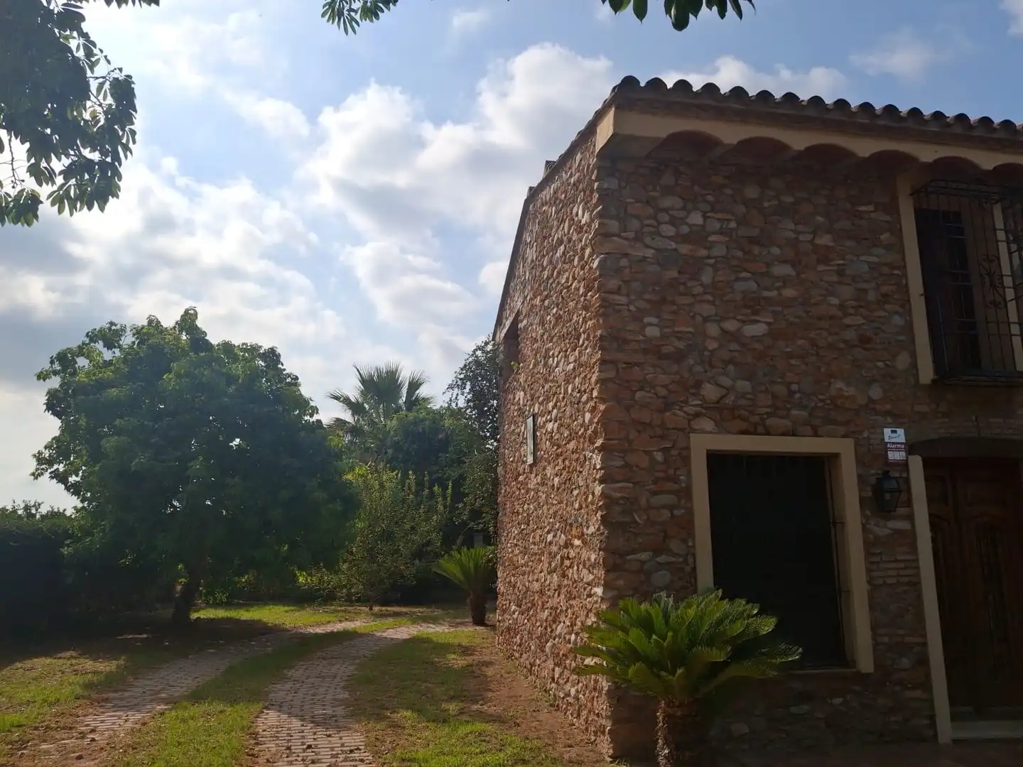 Vista exterior de Finca rústica en venta en Burriana / Borriana con Jardín privado, Terraza y Alarma