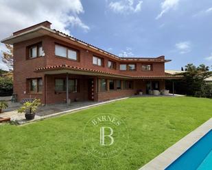 Exterior view of House or chalet for sale in Cabrera de Mar  with Air Conditioner, Heating and Private garden