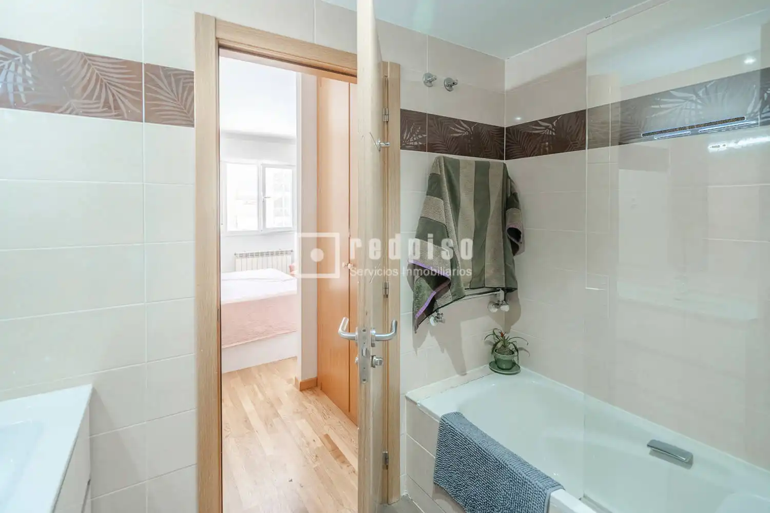 Schlafzimmer von Wohnung zum Verkauf in Arroyomolinos (Madrid) mit Klimaanlage, Heizung und Privatgarten