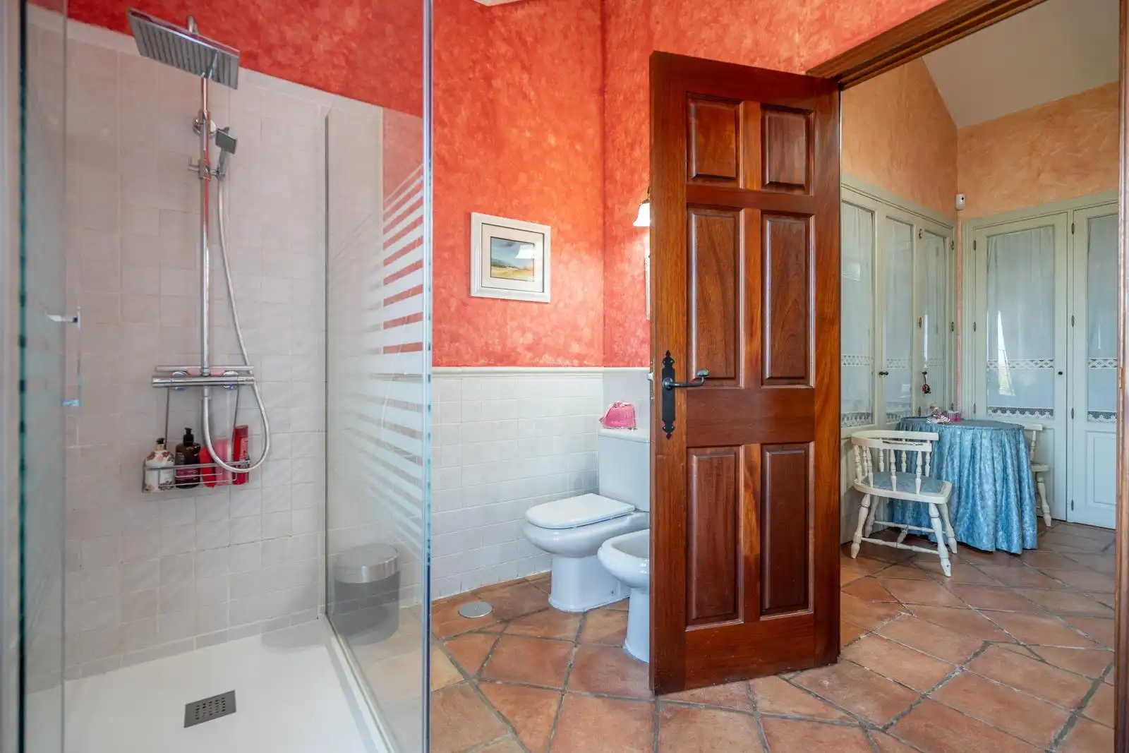 Baño de Finca rústica en venta en Chinchón con Aire acondicionado, Calefacción y Jardín privado