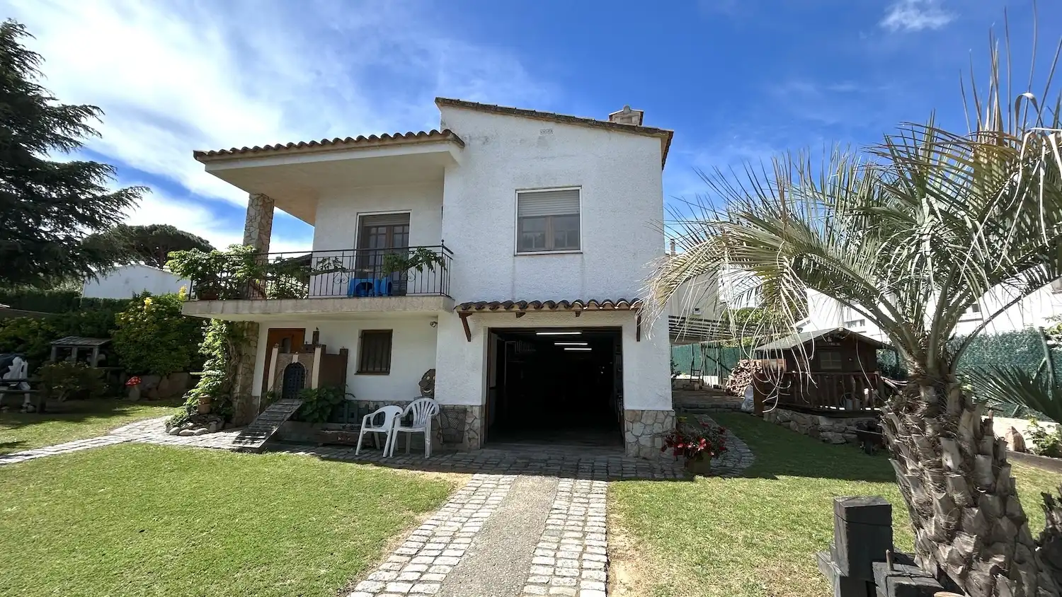 Vista exterior de Casa o xalet en venda en Santa Cristina d'Aro amb Calefacció
