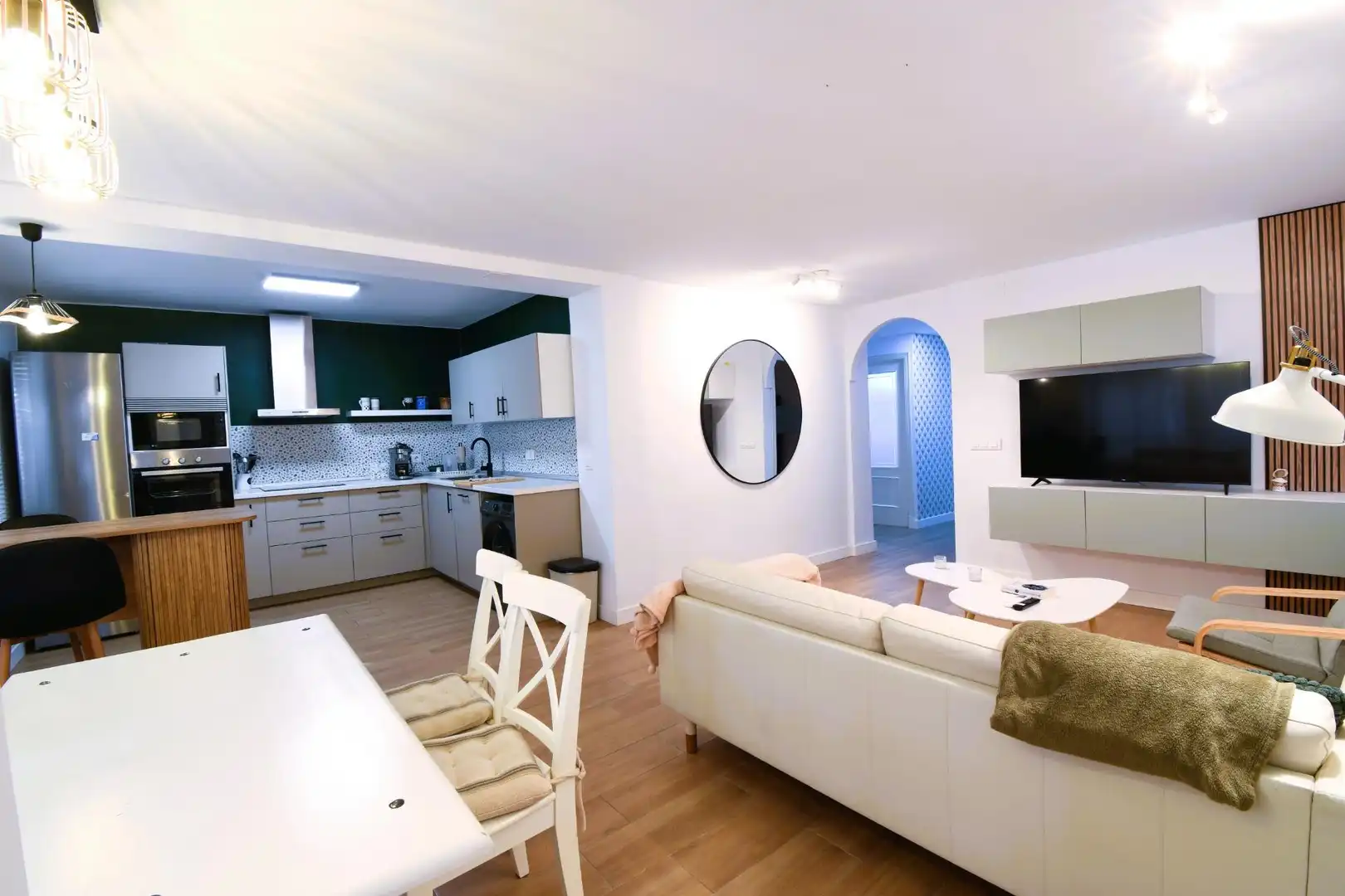 Living room of Flat for sale in Jerez de la Frontera  with Air Conditioner, Terrace and Furnished