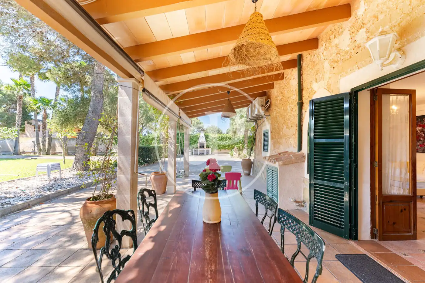 Terraza de Casa o chalet en venta en Campos con Aire acondicionado, Calefacción y Jardín privado
