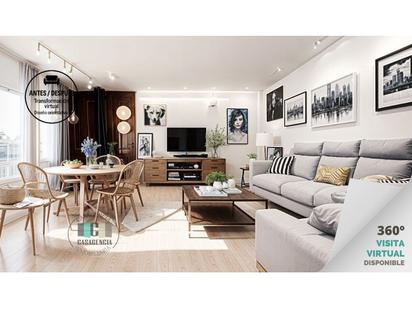 Sala d'estar de Casa o xalet en venda en Almazora / Almassora amb Aire condicionat, Terrassa i Piscina