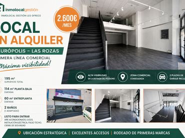 Local commercial à louer à Calle Praga 7