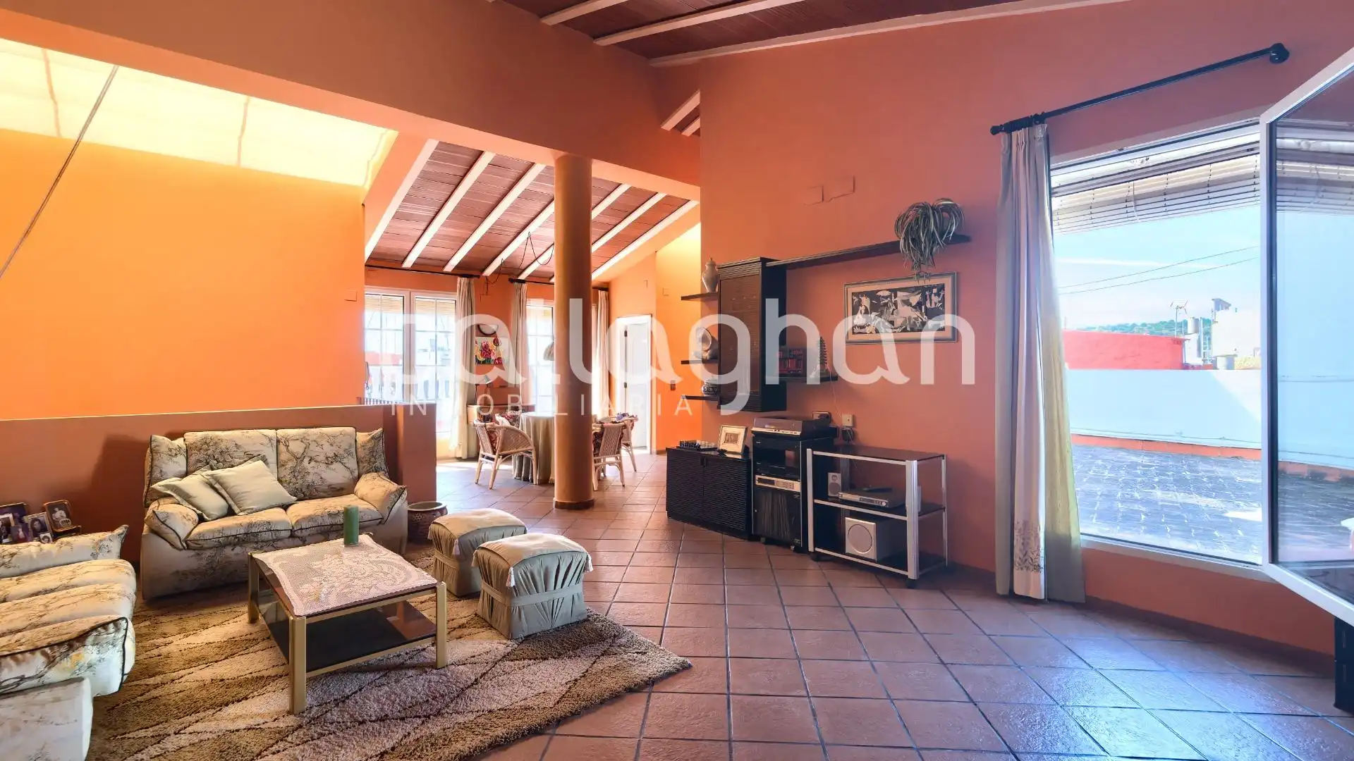 Living room of Detached homes for sale in Chilches / Xilxes  with Air Conditioner, Heating and Terrace