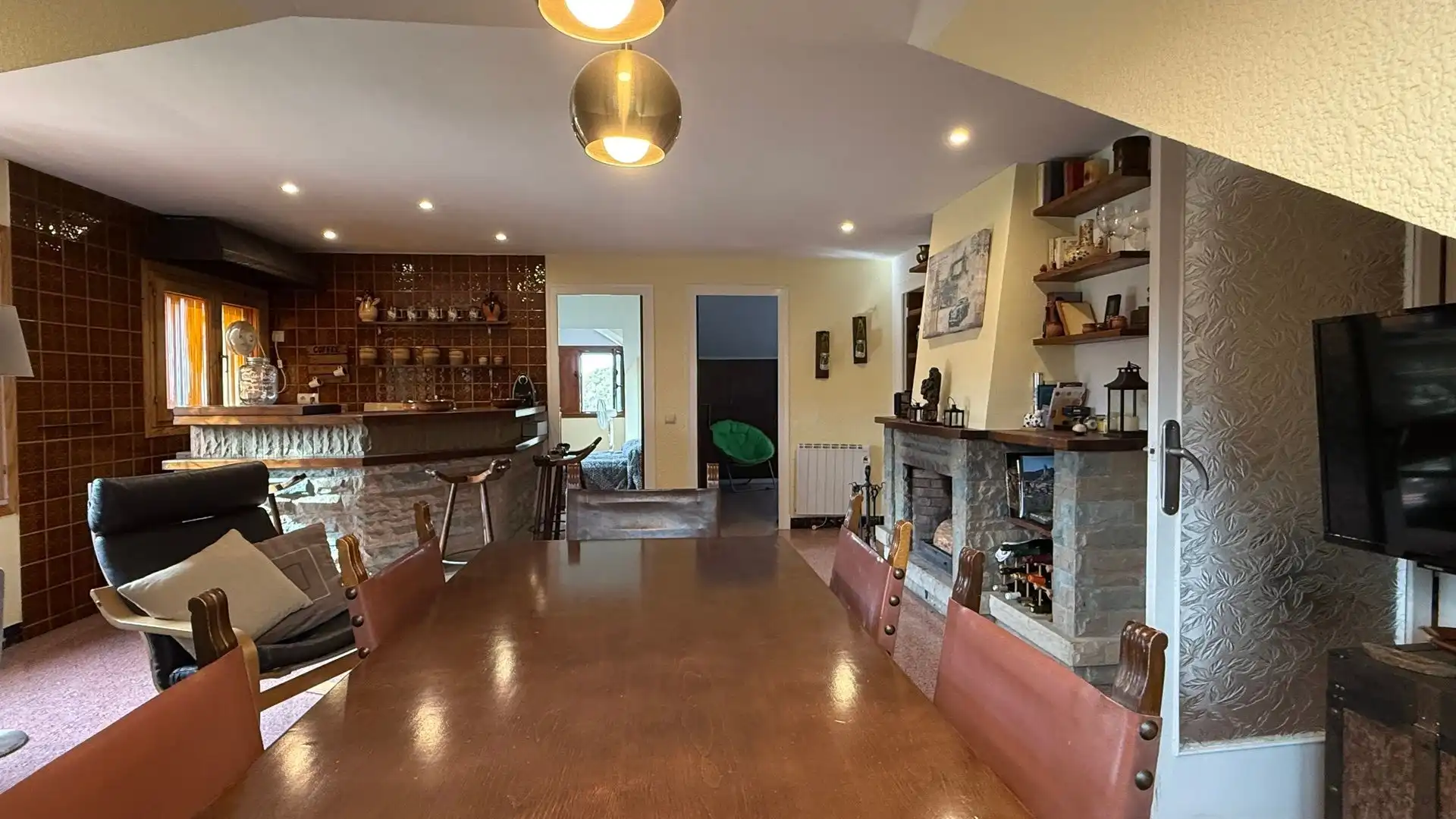 Comedor de Piso en venta en Moià con Calefacción, Amueblado y Piscina comunitaria