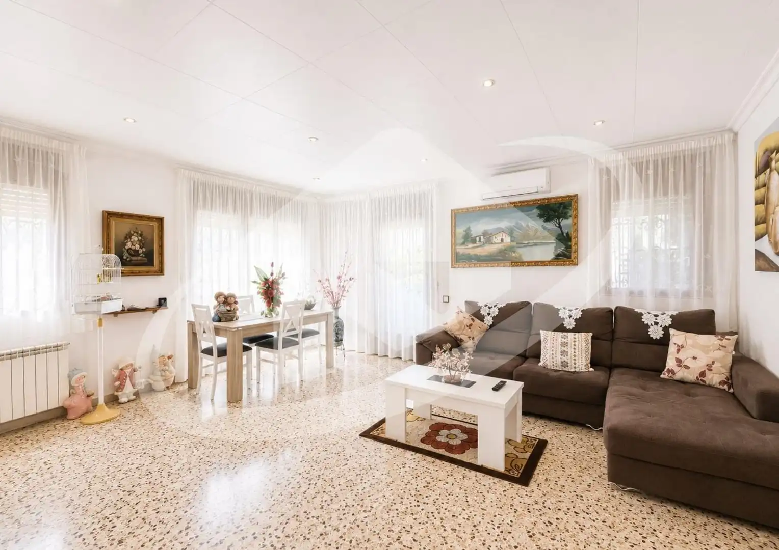 Sala de estar de Casa o chalet en venta en Sentmenat con Aire acondicionado, Calefacción y Jardín privado