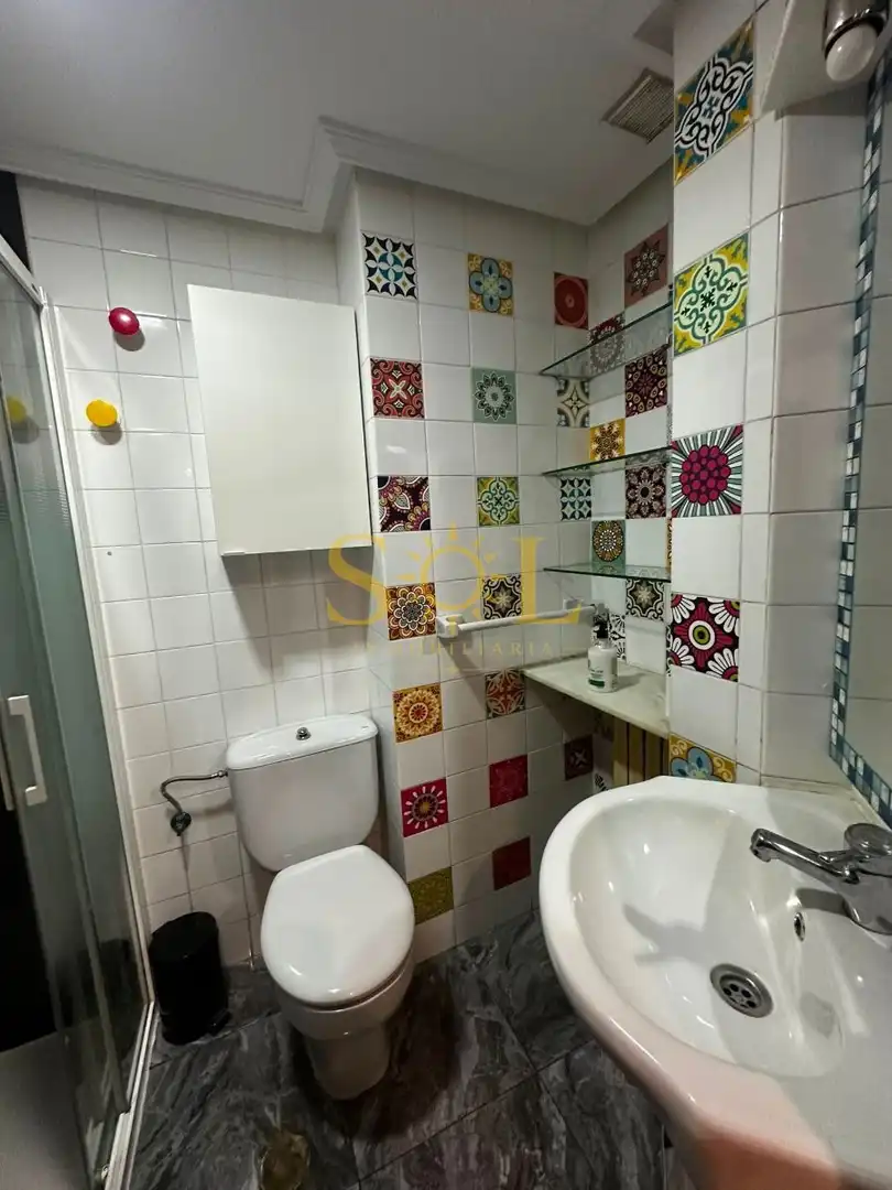 Badezimmer von Wohnung zum Verkauf in León Capital  mit Parkett, Terrasse und Möbliert