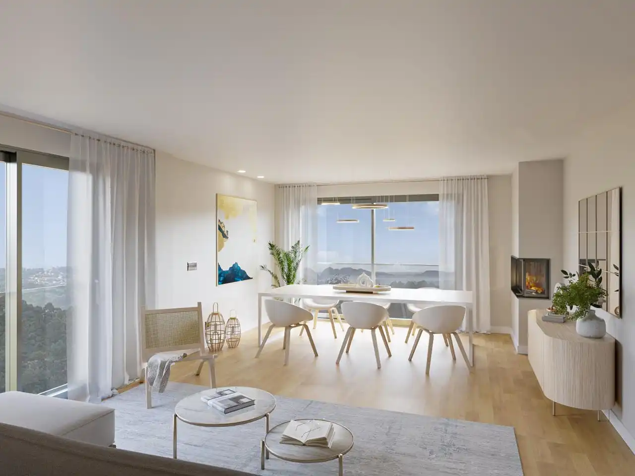 Dining room of Houses for sale in Gondomar  with Heating, Private garden and Terrace