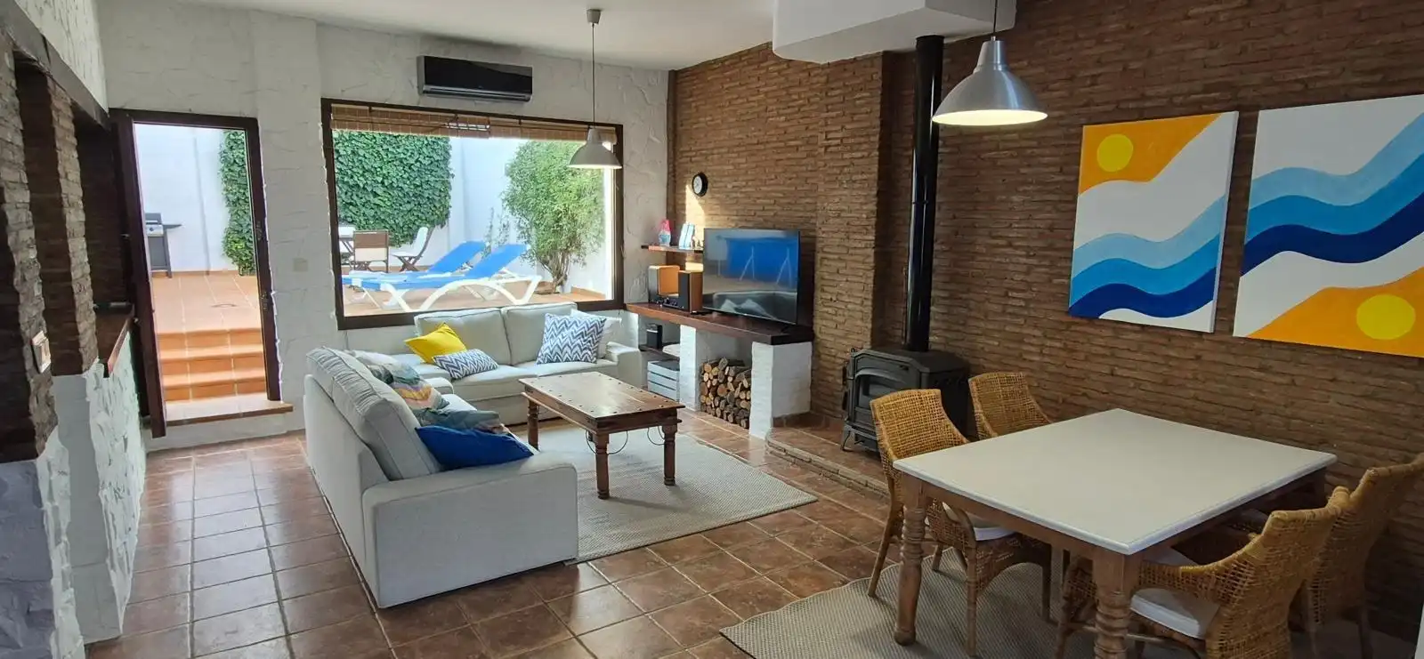 Sala d'estar de Casa o xalet en venda en Antequera amb Aire condicionat, Calefacció i Terrassa