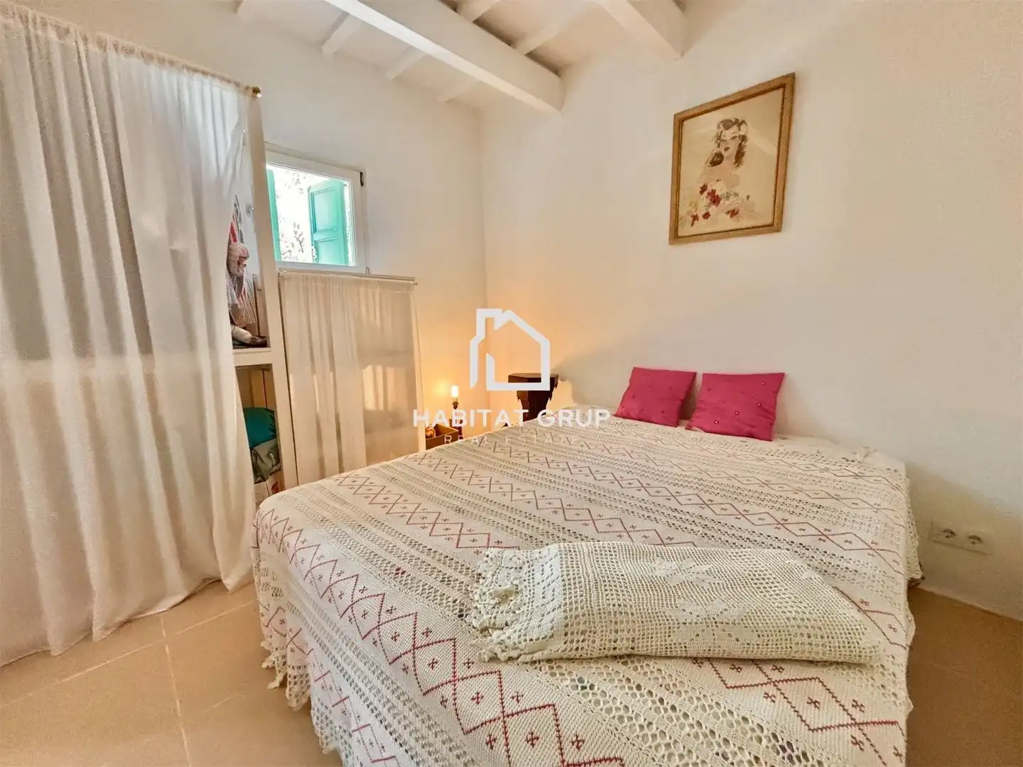Schlafzimmer von Haus oder Chalet zum Verkauf in Sant Lluís mit Klimaanlage, Heizung und Privatgarten