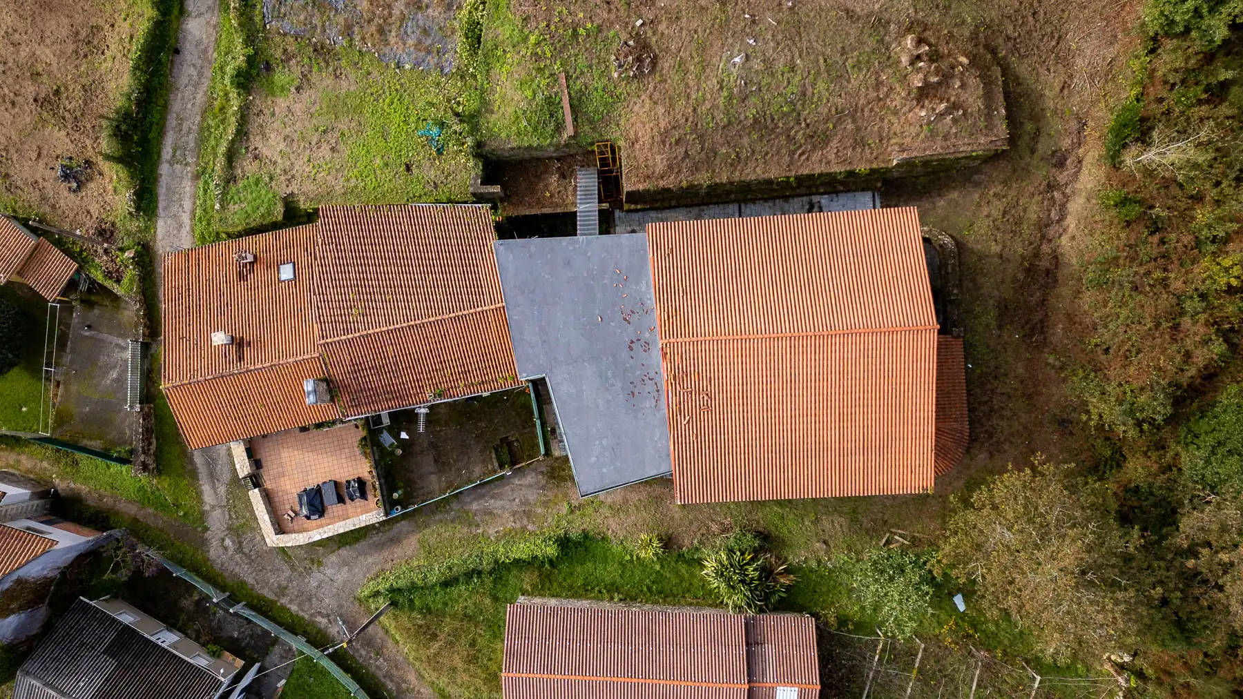 Vista exterior de Finca rústica en venda en Outes