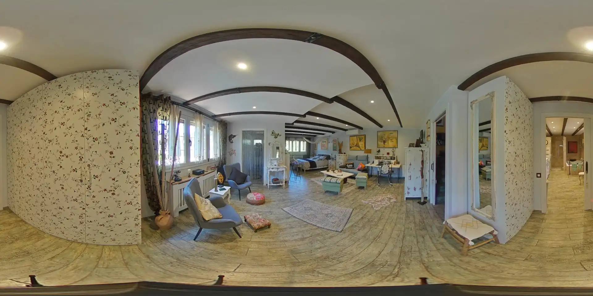 Sala d'estar de Casa o xalet en venda en Rubí amb Aire condicionat, Calefacció i Piscina