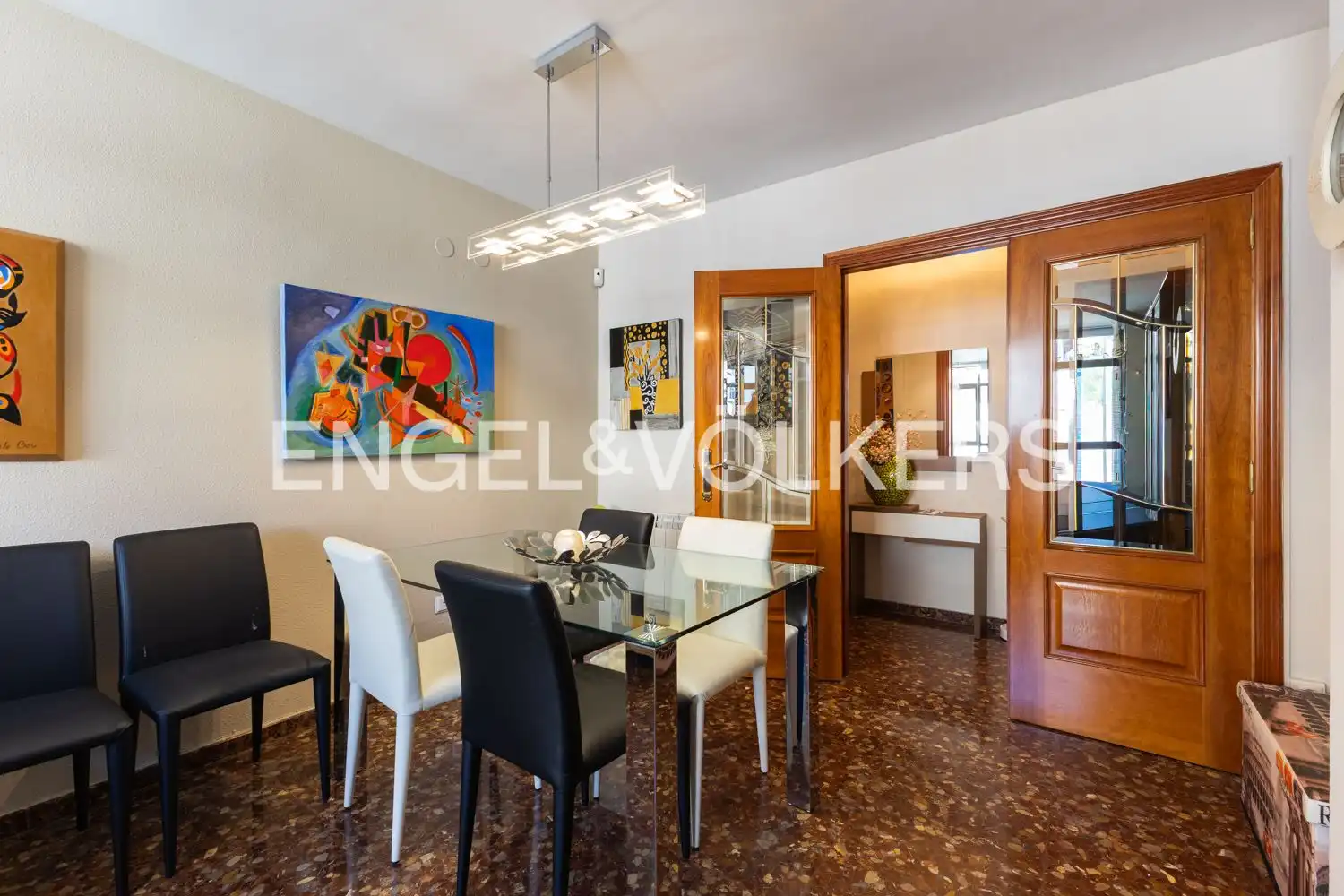 Dining room of Flat for rent in Valencia  with Air Conditioner, Heating and Storage room