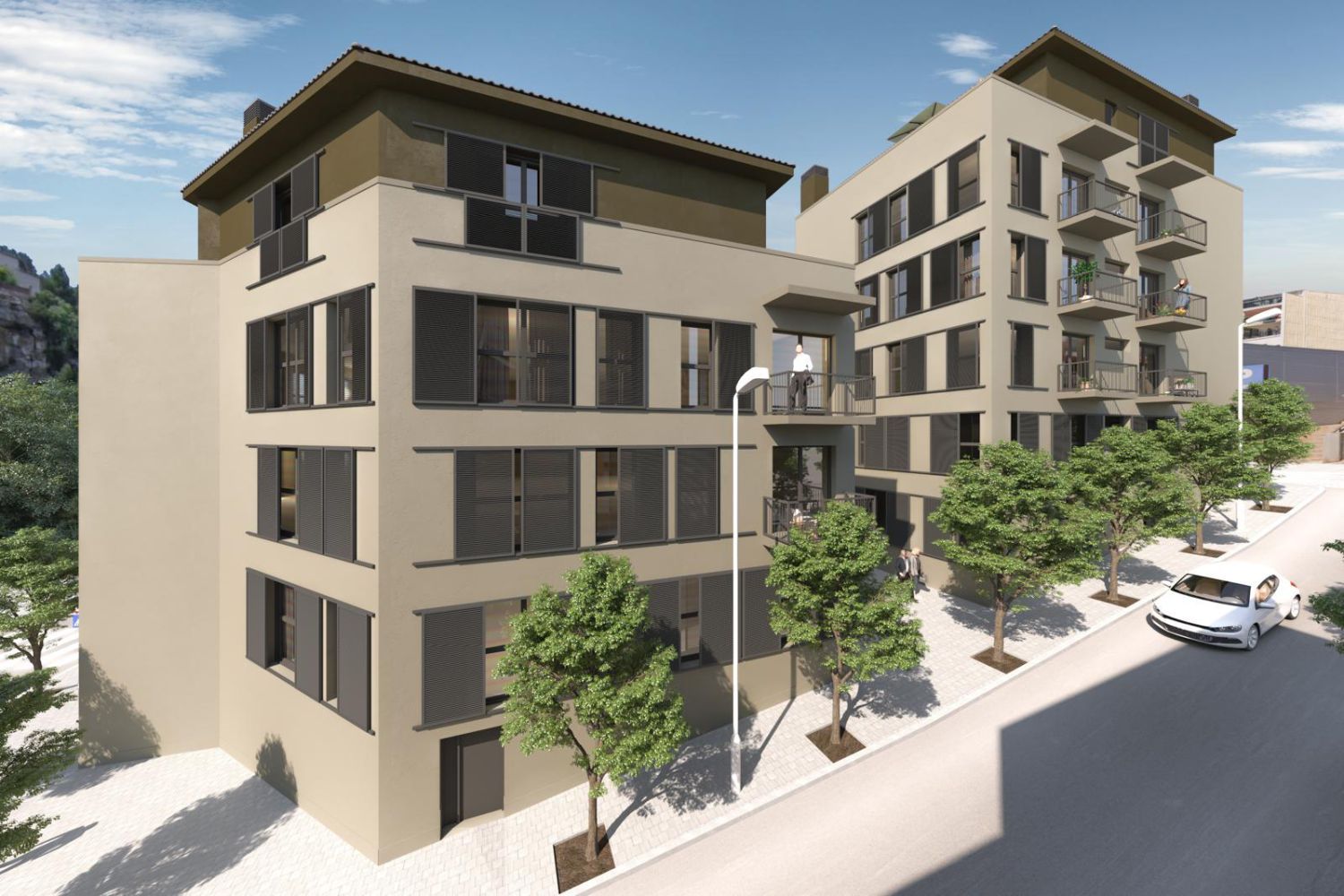 Exterior view of Flat for sale in Corbera de Llobregat  with Air Conditioner, Heating and Parquet flooring