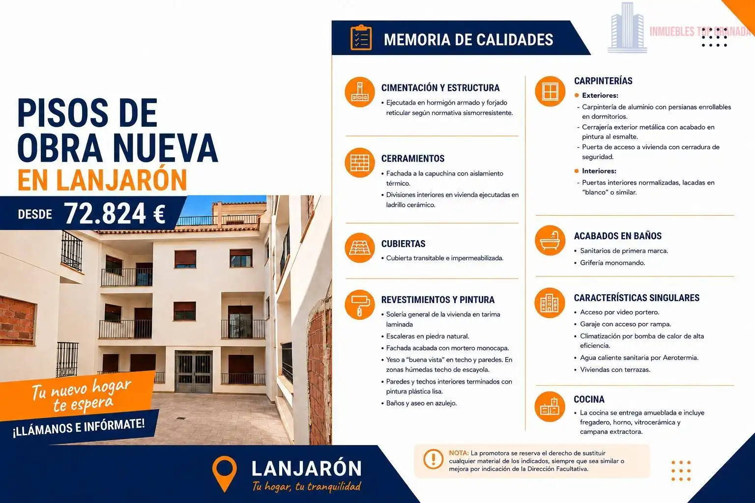Jardín de Piso en venta en Lanjarón