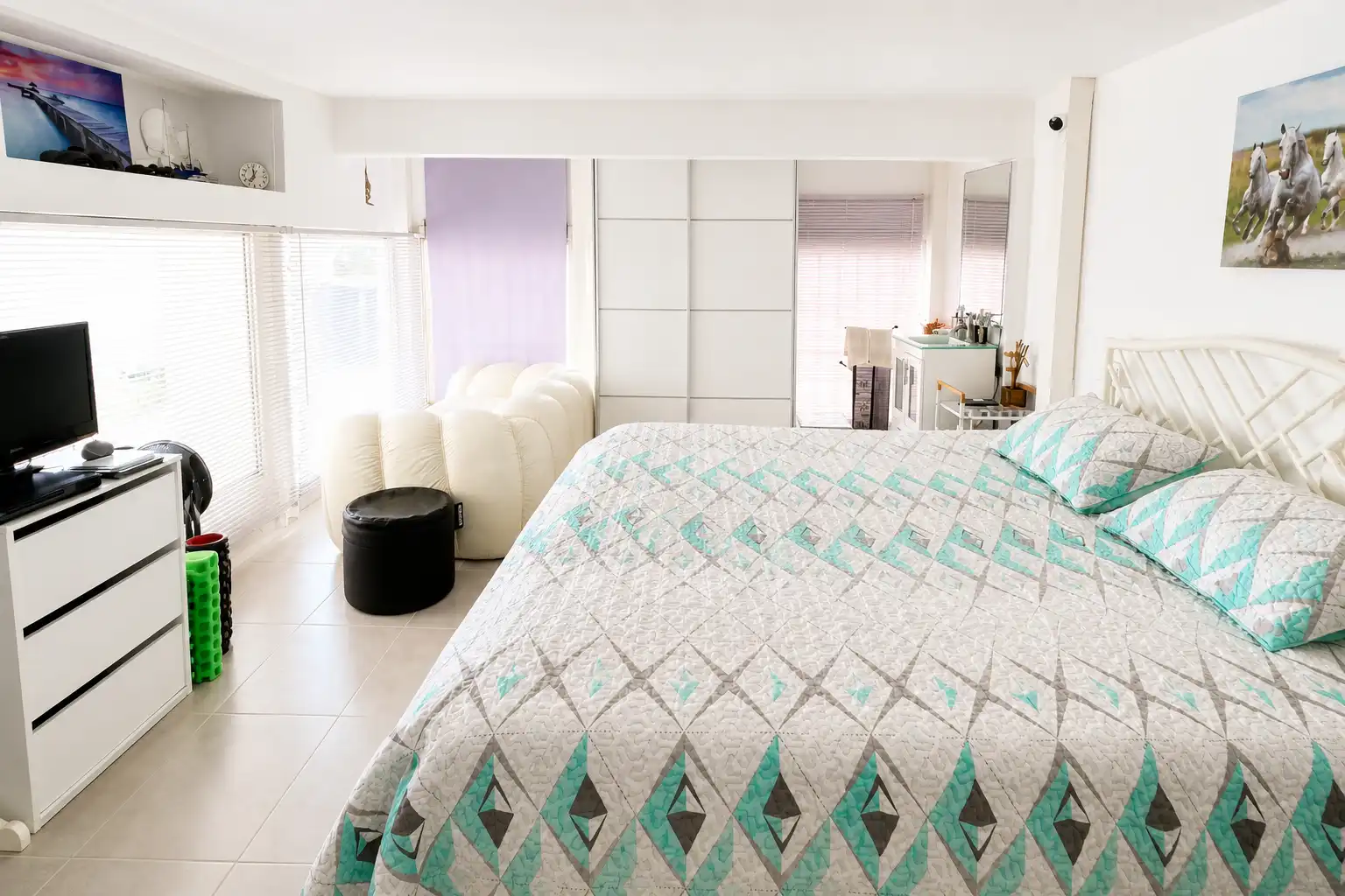 Schlafzimmer von Maisonette zum Verkauf in Roses mit Möbliert, Ofen und Gemeinschaftspool