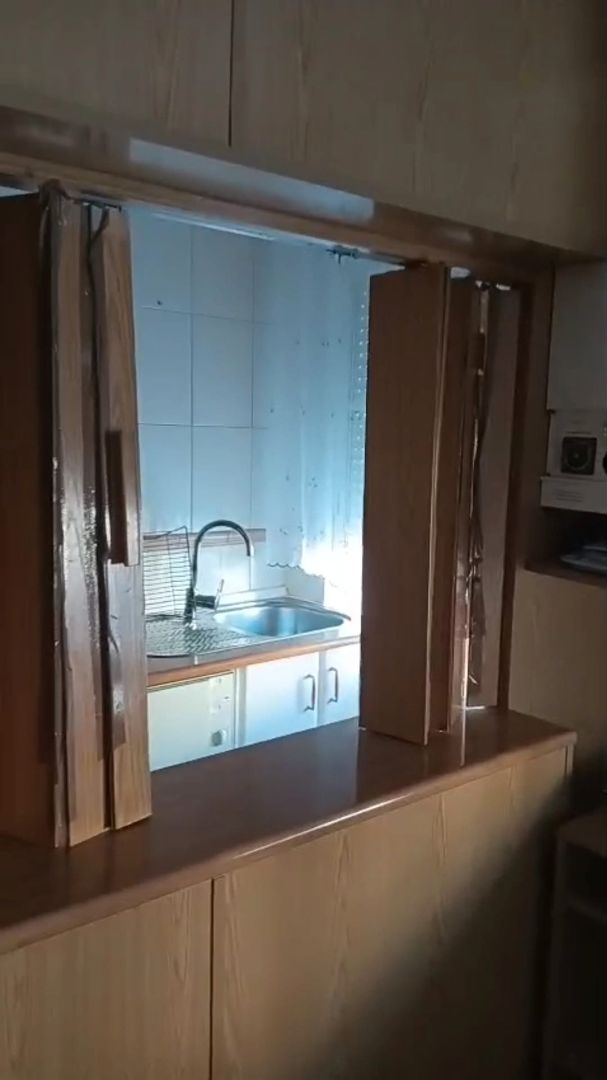 Kitchen of Flat for sale in  Madrid Capital  with Air Conditioner, Heating and Parquet flooring