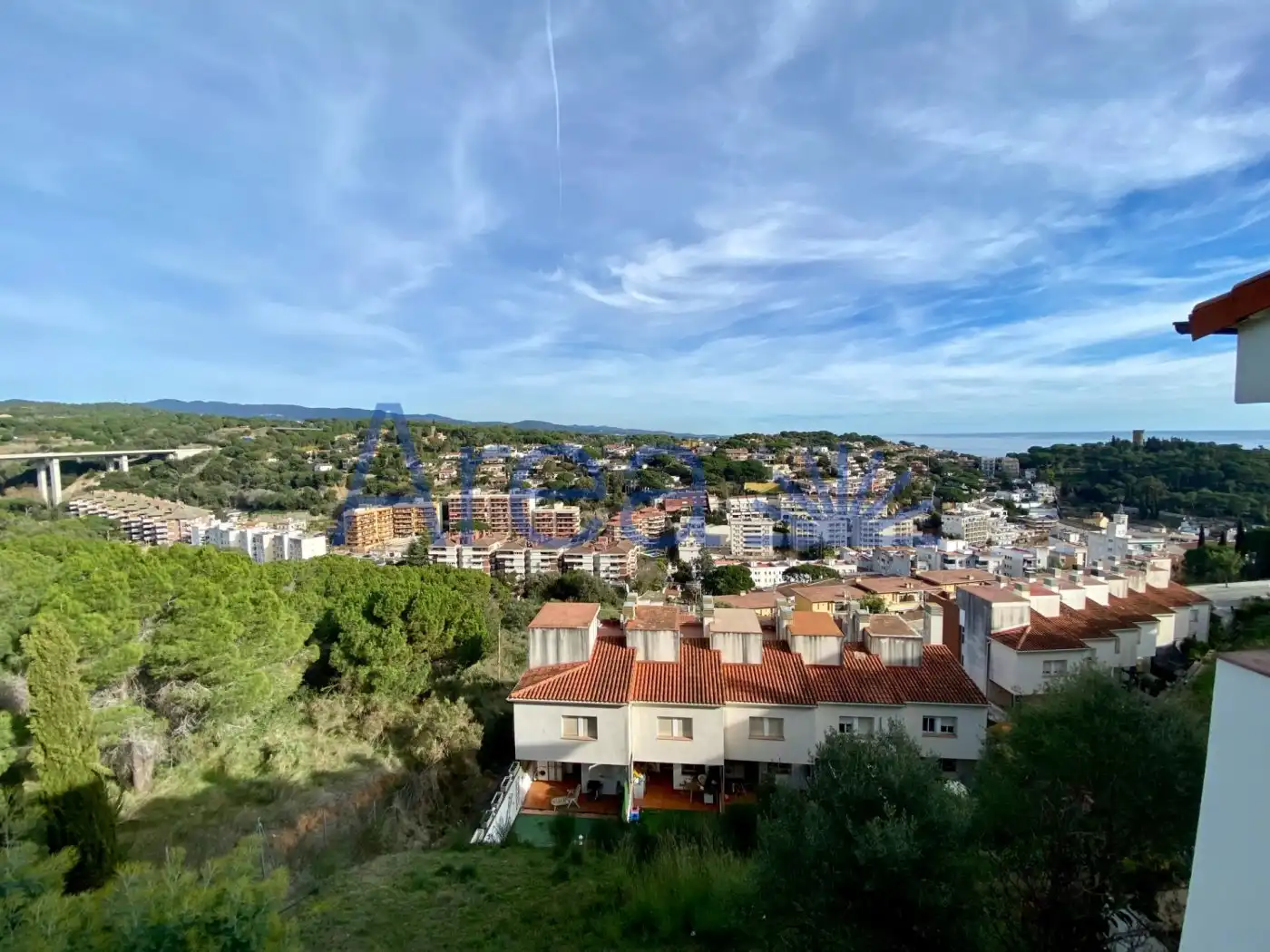 Vista exterior de Casa adosada de lloguer en Caldes d'Estrac amb Calefacció, Parquet i Terrassa