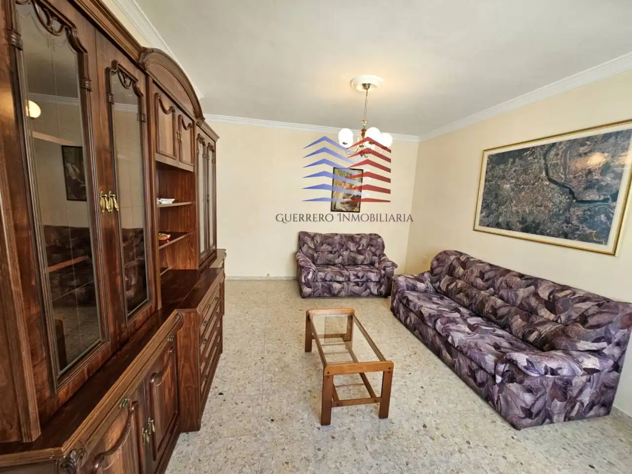 Living room of Flat for rent in Ourense Capital   with Heating, Furnished and Balcony