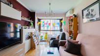 Living room of Flat for sale in  Madrid Capital  with Air Conditioner, Heating and Private garden